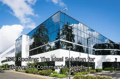 TPO Roofing: The Ideal Solution for Lakewood's Commercial Needs TPO Roofing: The Ideal Solution for Lakewood's Commercial Needs