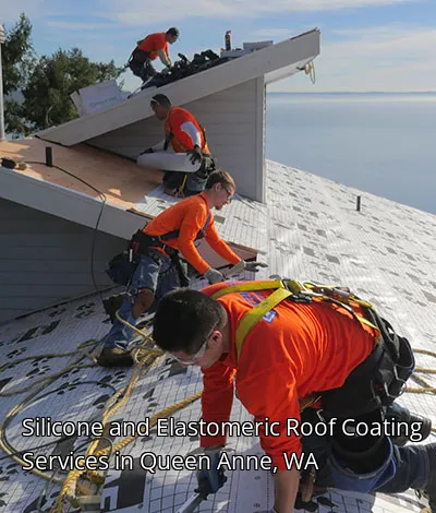 Silicone and Elastomeric Roof Coating Services in Queen Anne, WA