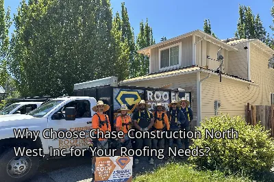 Why Choose Chase Construction North West, Inc for Your Roofing Needs? Why Choose Chase Construction North West, Inc for Your Roofing Needs?