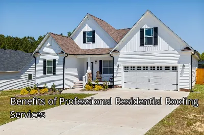 Benefits of Professional Residential Roofing Services