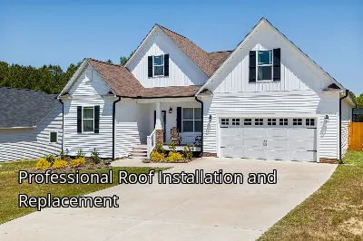 Professional Roof Installation and Replacement
