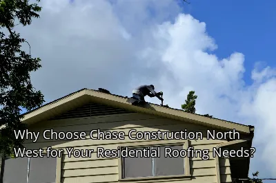 Why Choose Chase Construction North West for Your Residential Roofing Needs? Why Choose Chase Construction North West for Your Residential Roofing Needs?