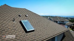 tacoma pabco asphalt shingle roof and skylight installation